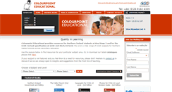 Desktop Screenshot of colourpointeducational.com
